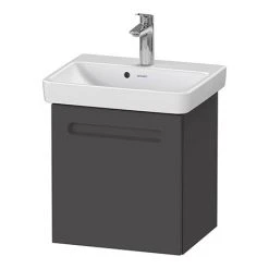 Duravit No.1 500mm Graphite Matt Wall Mounted Vanity Unit with Basin