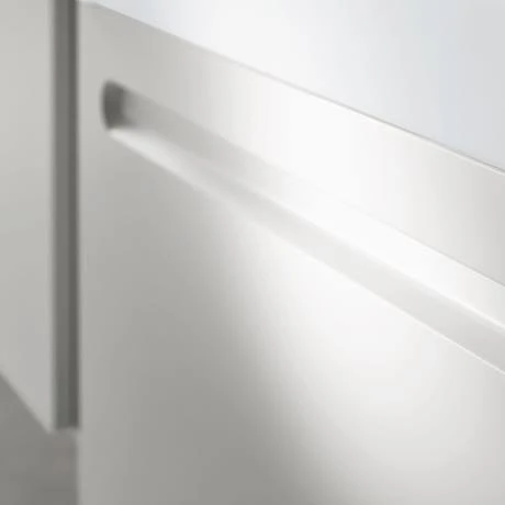 Duravit No.1 800mm White Matt 1-Drawer Wall Mounted Vanity Unit with Basin (Trap Cut-Out) 6 Duravit No.1 800mm White Matt 1-Drawer Wall Mounted Vanity Unit with Basin (Trap Cut-Out) - Image 4
