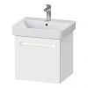 Duravit No.1 550mm White Matt 1-Drawer Wall Mounted Vanity Unit with Basin (Trap Cut-Out) 1 Duravit No.1 550mm White Matt 1-Drawer Wall Mounted Vanity Unit with Basin (Trap Cut-Out) -Wall Hung Vanity Units Shop N550WHI P