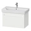 Duravit No.1 800mm White Matt 1-Drawer Wall Mounted Vanity Unit with Basin 2 Duravit No.1 800mm White Matt 1-Drawer Wall Mounted Vanity Unit with Basin -Wall Hung Vanity Units Shop N800WHI P