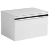 Roper Rhodes Pursuit Wall Hung Countertop Vanity Unit - Gloss White - 600mm Solid Worktop -Wall Hung Vanity Units Shop PURS600GW P