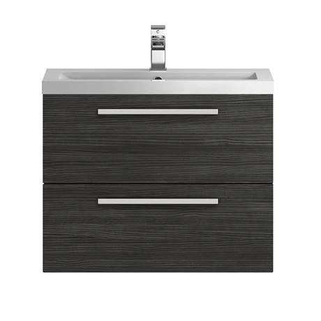 Hudson Reed 720mm Black Woodgrain Modular Basin Vanity Unit 5 Hudson Reed 720mm Black Woodgrain Modular Basin Vanity Unit - Image 3