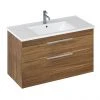 Britton Shoreditch 1000mm Wall-Hung Double Drawer Vanity Unit - Caramel 1 Britton Shoreditch 1000mm Wall-Hung Double Drawer Vanity Unit - Caramel -Wall Hung Vanity Units Shop S100DDCSQ P
