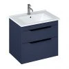 Britton Shoreditch 650mm Wall-Hung Double Drawer Vanity Unit with Black Handles - Matt Blue 2 Britton Shoreditch 650mm Wall-Hung Double Drawer Vanity Unit with Black Handles - Matt Blue -Wall Hung Vanity Units Shop S65DDBSQBL np