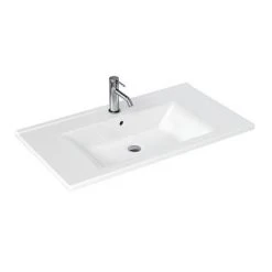 Britton Shoreditch 850mm Wall-Hung Double Drawer Vanity Unit with Black Handles - Matt Grey 6 Britton Shoreditch 850mm Wall-Hung Double Drawer Vanity Unit with Black Handles - Matt Grey -Wall Hung Vanity Units Shop S85DDBSQ D1 460 4