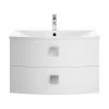 Hudson Reed Sarenna 700mm Wall Hung Cabinet & Basin - Moon White 1 Hudson Reed Sarenna 700mm Wall Hung Cabinet & Basin - Moon White -Wall Hung Vanity Units Shop SAR101 P