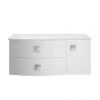Hudson Reed Sarenna Wall Hung Countertop Vanity Unit - Moon White - 1000mm with White Marble Top 1 Hudson Reed Sarenna Wall Hung Countertop Vanity Unit - Moon White - 1000mm with White Marble Top -Wall Hung Vanity Units Shop SAR103L P