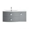 Hudson Reed Sarenna 1000mm Wall Hung Cabinet & Basin - Dove Grey 1 Hudson Reed Sarenna 1000mm Wall Hung Cabinet & Basin - Dove Grey -Wall Hung Vanity Units Shop SAR202L P