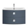 Hudson Reed Sarenna 700mm Wall Hung Cabinet & Basin - Mineral Blue 1 Hudson Reed Sarenna 700mm Wall Hung Cabinet & Basin - Mineral Blue -Wall Hung Vanity Units Shop SAR301 P
