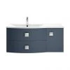 Hudson Reed Sarenna 1000mm Wall Hung Cabinet & Basin - Mineral Blue 1 Hudson Reed Sarenna 1000mm Wall Hung Cabinet & Basin - Mineral Blue -Wall Hung Vanity Units Shop SAR302L P