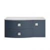 Hudson Reed Sarenna Wall Hung Countertop Vanity Unit - Mineral Blue - 1000mm with Grey Marble Top 1 Hudson Reed Sarenna Wall Hung Countertop Vanity Unit - Mineral Blue - 1000mm with Grey Marble Top -Wall Hung Vanity Units Shop SAR305L P