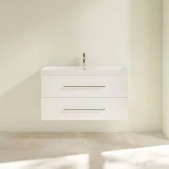 Villeroy and Boch Avento Wall Hung Vanity Unit 1000mm - Crystal White - SAVE03B401 10 Villeroy and Boch Avento Wall Hung Vanity Unit 1000mm - Crystal White - SAVE03B401 -Wall Hung Vanity Units Shop SAVE03B401 D2 460