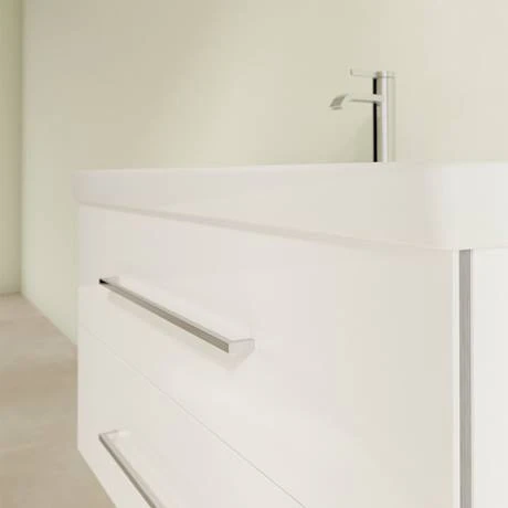 Villeroy and Boch Avento Wall Hung Vanity Unit 1000mm - Crystal White - SAVE03B401 7 Villeroy and Boch Avento Wall Hung Vanity Unit 1000mm - Crystal White - SAVE03B401 - Image 5