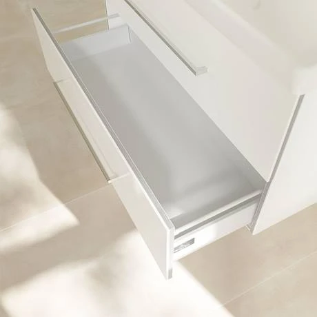 Villeroy and Boch Avento Wall Hung Vanity Unit 1000mm - Crystal White - SAVE03B401 8 Villeroy and Boch Avento Wall Hung Vanity Unit 1000mm - Crystal White - SAVE03B401 - Image 6
