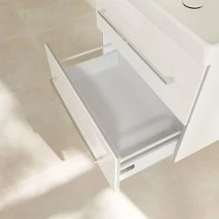 Villeroy and Boch Avento Wall Hung Vanity Unit 630mm - Crystal White - SAVE07B401 13 Villeroy and Boch Avento Wall Hung Vanity Unit 630mm - Crystal White - SAVE07B401 -Wall Hung Vanity Units Shop SAVE07B401 D5 460