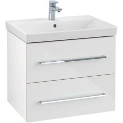 Villeroy and Boch Avento Wall Hung Vanity Unit 630mm - Crystal White - SAVE07B401