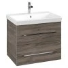 Villeroy and Boch Avento Stone Oak 650mm Wall Hung 2-Drawer Vanity Unit -Wall Hung Vanity Units Shop SAVE07RK01 P