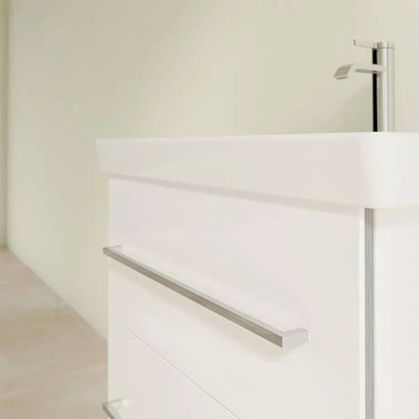 Villeroy and Boch Avento Wall Hung Vanity Unit 580mm - Crystal White - SAVE09B401 7 Villeroy and Boch Avento Wall Hung Vanity Unit 580mm - Crystal White - SAVE09B401 - Image 5