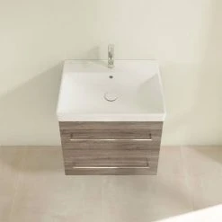 Villeroy and Boch Avento Stone Oak 600mm Wall Hung 2-Drawer Vanity Unit 11 Villeroy and Boch Avento Stone Oak 600mm Wall Hung 2-Drawer Vanity Unit -Wall Hung Vanity Units Shop SAVE09RK01 D3 460