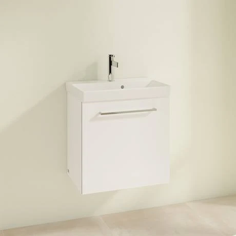 Villeroy and Boch Avento Wall Hung Vanity Unit 530mm - Crystal White - SAVEB401 4 Villeroy and Boch Avento Wall Hung Vanity Unit 530mm - Crystal White - SAVEB401 - Image 2