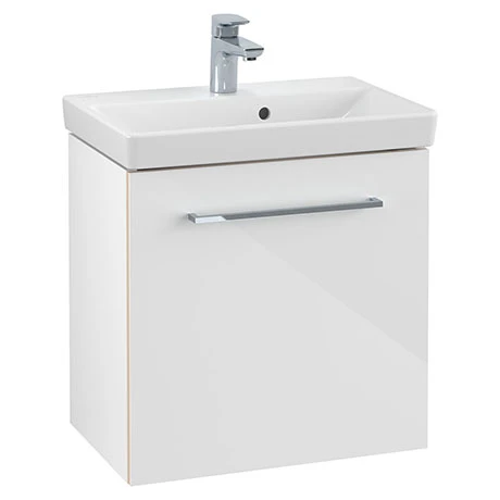 Villeroy and Boch Avento Wall Hung Vanity Unit 530mm - Crystal White - SAVEB401 3 Villeroy and Boch Avento Wall Hung Vanity Unit 530mm - Crystal White - SAVEB401