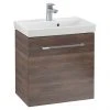 Villeroy and Boch Avento Arizona Oak 550mm Wall Hung 1-Door Vanity Unit