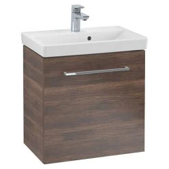 Villeroy and Boch Avento Arizona Oak 550mm Wall Hung 1-Door Vanity Unit