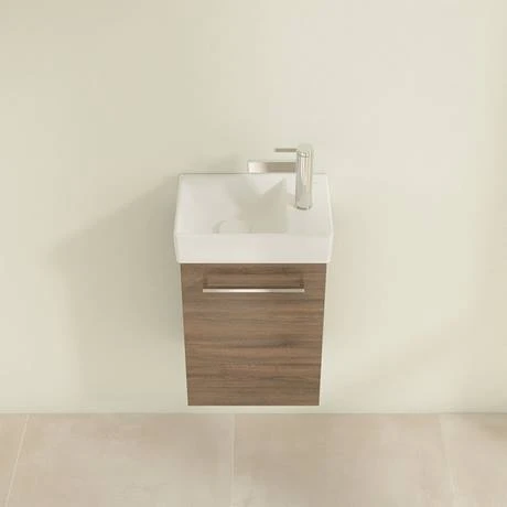 Villeroy and Boch Avento Arizona Oak 360mm Wall Hung Vanity Unit with Left Bowl Basin 6 Villeroy and Boch Avento Arizona Oak 360mm Wall Hung Vanity Unit with Left Bowl Basin - Image 4