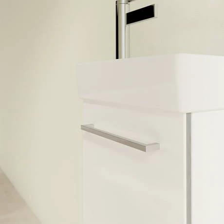 Villeroy and Boch Avento Crystal White 360mm Wall Hung Vanity Unit with Right Bowl Basin 7 Villeroy and Boch Avento Crystal White 360mm Wall Hung Vanity Unit with Right Bowl Basin - Image 5