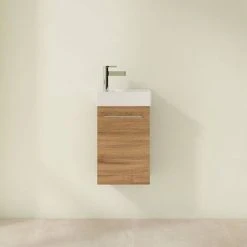 Villeroy and Boch Avento Oak Kansas 360mm Wall Hung Vanity Unit with Right Bowl Basin 10 Villeroy and Boch Avento Oak Kansas 360mm Wall Hung Vanity Unit with Right Bowl Basin -Wall Hung Vanity Units Shop SAVE32RH01 D2 460
