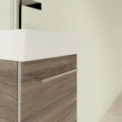 Villeroy and Boch Avento Stone Oak 360mm Wall Hung Vanity Unit with Right Bowl Basin 12 Villeroy and Boch Avento Stone Oak 360mm Wall Hung Vanity Unit with Right Bowl Basin -Wall Hung Vanity Units Shop SAVE32RK01 D4 460