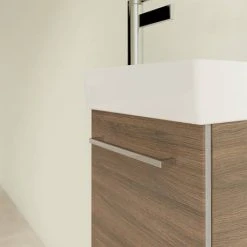 Villeroy and Boch Avento Arizona Oak 360mm Wall Hung Vanity Unit with Right Bowl Basin 11 Villeroy and Boch Avento Arizona Oak 360mm Wall Hung Vanity Unit with Right Bowl Basin -Wall Hung Vanity Units Shop SAVE32VH01 D4 460