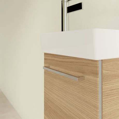 Villeroy and Boch Avento Nordic Oak 360mm Wall Hung Vanity Unit with Right Bowl Basin 7 Villeroy and Boch Avento Nordic Oak 360mm Wall Hung Vanity Unit with Right Bowl Basin - Image 5