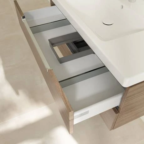 Villeroy and Boch Subway 2.0 Arizona Oak 1000mm Wall Hung 2-Drawer Vanity Unit 6 Villeroy and Boch Subway 2.0 Arizona Oak 1000mm Wall Hung 2-Drawer Vanity Unit - Image 4