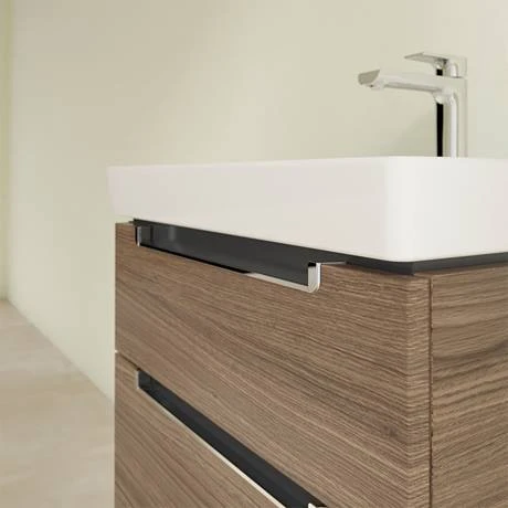 Villeroy and Boch Subway 2.0 Arizona Oak 600mm Wall Hung 2-Drawer Vanity Unit 5 Villeroy and Boch Subway 2.0 Arizona Oak 600mm Wall Hung 2-Drawer Vanity Unit - Image 3