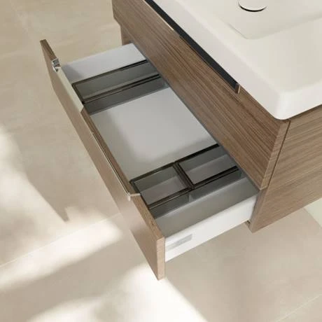 Villeroy and Boch Subway 2.0 Arizona Oak 800mm Wall Hung 2-Drawer Vanity Unit 7 Villeroy and Boch Subway 2.0 Arizona Oak 800mm Wall Hung 2-Drawer Vanity Unit - Image 5