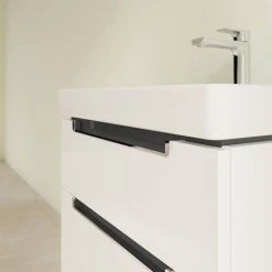 Villeroy and Boch Subway 2.0 Glossy White 600mm Wall Hung 2-Drawer Vanity Unit 9 Villeroy and Boch Subway 2.0 Glossy White 600mm Wall Hung 2-Drawer Vanity Unit -Wall Hung Vanity Units Shop SB2GW600 D2 460