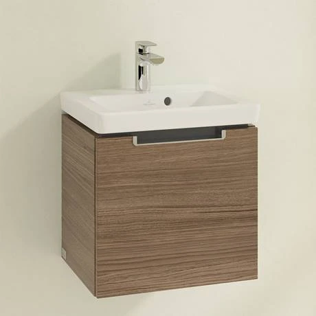 Villeroy and Boch Subway 2.0 Arizona Oak 450mm Wall Hung 1-Drawer Vanity Unit 4 Villeroy and Boch Subway 2.0 Arizona Oak 450mm Wall Hung 1-Drawer Vanity Unit - Image 2