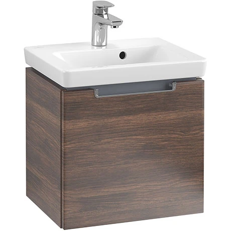 Villeroy and Boch Subway 2.0 Arizona Oak 450mm Wall Hung 1-Drawer Vanity Unit 3 Villeroy and Boch Subway 2.0 Arizona Oak 450mm Wall Hung 1-Drawer Vanity Unit