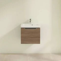 Villeroy and Boch Subway 2.0 Arizona Oak 500mm Wall Hung 1-Drawer Vanity Unit -Wall Hung Vanity Units Shop SBAO500 D2 460