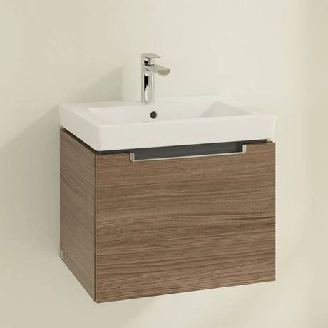 Villeroy and Boch Subway 2.0 Arizona Oak 550mm Wall Hung 1-Drawer Vanity Unit 4 Villeroy and Boch Subway 2.0 Arizona Oak 550mm Wall Hung 1-Drawer Vanity Unit - Image 2