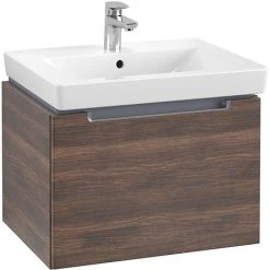 Villeroy and Boch Subway 2.0 Arizona Oak 600mm Wall Hung 1-Drawer Vanity Unit