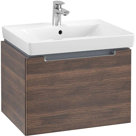 Villeroy and Boch Subway 2.0 Arizona Oak 600mm Wall Hung 1-Drawer Vanity Unit 3 Villeroy and Boch Subway 2.0 Arizona Oak 600mm Wall Hung 1-Drawer Vanity Unit