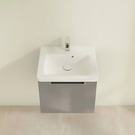 Villeroy and Boch Subway 2.0 Glossy Grey 500mm Wall Hung 1-Drawer Vanity Unit 6 Villeroy and Boch Subway 2.0 Glossy Grey 500mm Wall Hung 1-Drawer Vanity Unit - Image 4