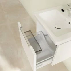 Villeroy and Boch Subway 2.0 Glossy White 450mm Wall Hung 1-Drawer Vanity Unit -Wall Hung Vanity Units Shop SBGW440 D3 460