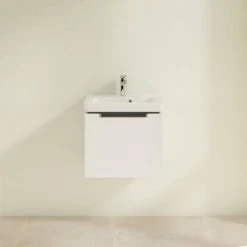 Villeroy and Boch Subway 2.0 Glossy White 500mm Wall Hung 1-Drawer Vanity Unit 10 Villeroy and Boch Subway 2.0 Glossy White 500mm Wall Hung 1-Drawer Vanity Unit -Wall Hung Vanity Units Shop SBGW500 D2 460