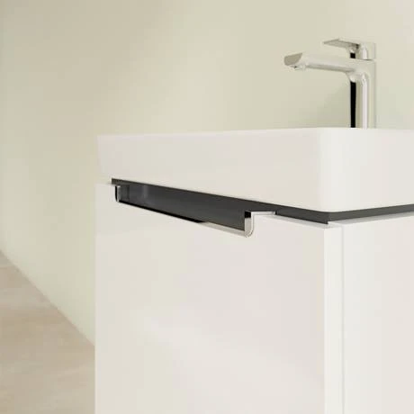 Villeroy and Boch Subway 2.0 Glossy White 550mm Wall Hung 1-Drawer Vanity Unit 5 Villeroy and Boch Subway 2.0 Glossy White 550mm Wall Hung 1-Drawer Vanity Unit - Image 3