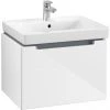 Villeroy and Boch Subway 2.0 Glossy White 600mm Wall Hung 1-Drawer Vanity Unit -Wall Hung Vanity Units Shop SBGW600 P