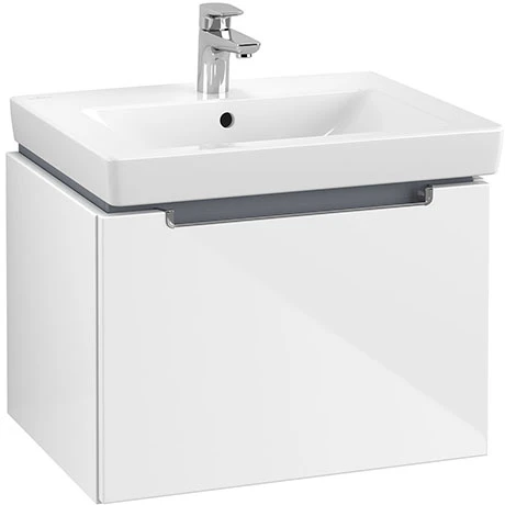 Villeroy and Boch Subway 2.0 Glossy White 600mm Wall Hung 1-Drawer Vanity Unit 3 Villeroy and Boch Subway 2.0 Glossy White 600mm Wall Hung 1-Drawer Vanity Unit