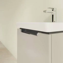 Villeroy and Boch Subway 2.0 Soft Grey 450mm Wall Hung 1-Drawer Vanity Unit 8 Villeroy and Boch Subway 2.0 Soft Grey 450mm Wall Hung 1-Drawer Vanity Unit -Wall Hung Vanity Units Shop SBSG440 D2 460